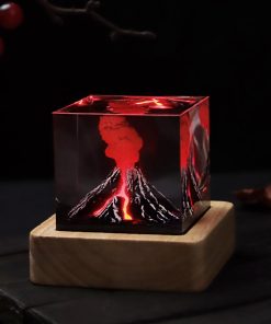 Volcano Night Lights Lava Lamp